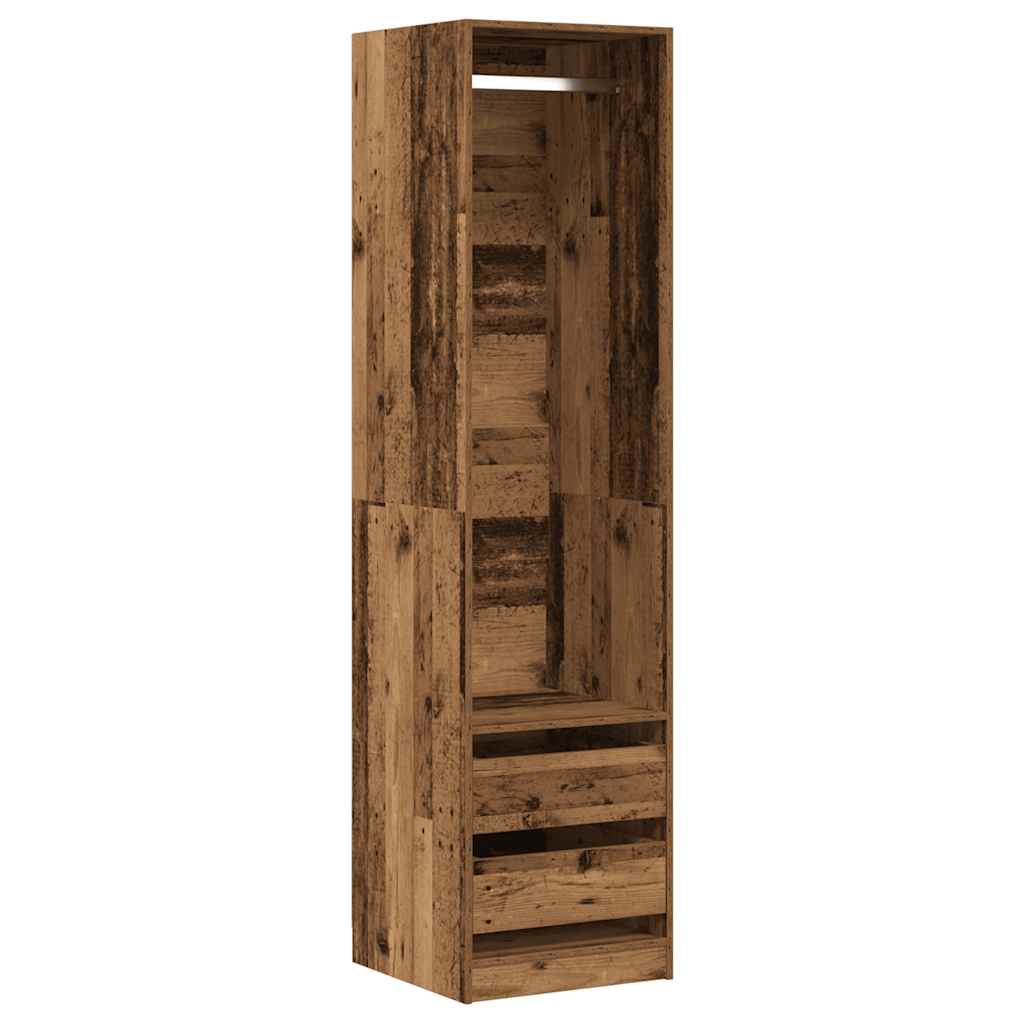 Armadio Legno Antico 50x50x200 cm in Legno Multistrato - homemem39