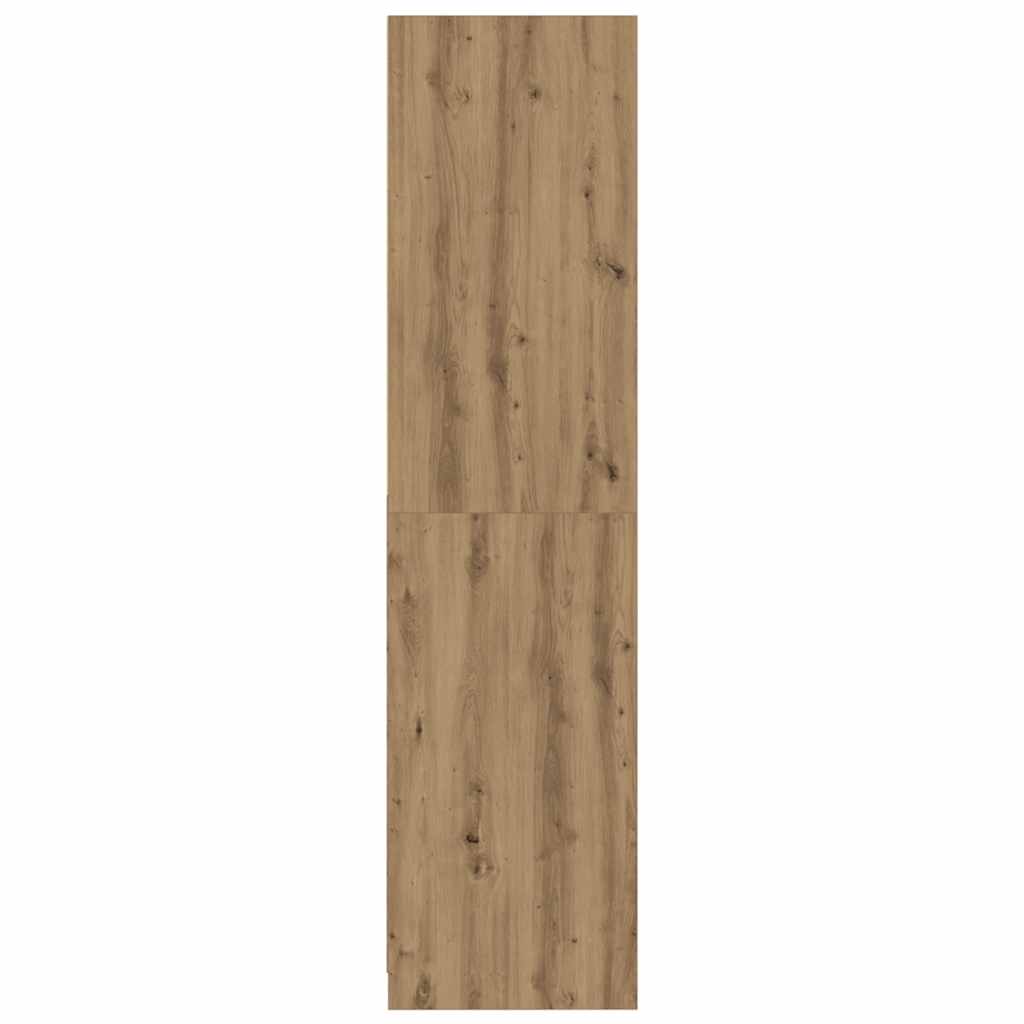 Armadio Rovere Artigianale 50x50x200 cm in Legno Multistrato | homemem39