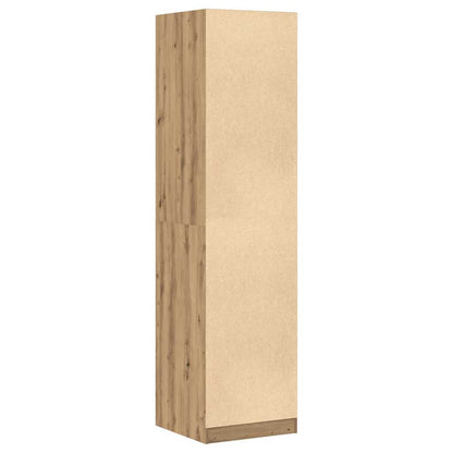 Armadio Rovere Artigianale 50x50x200 cm in Legno Multistrato | homemem39