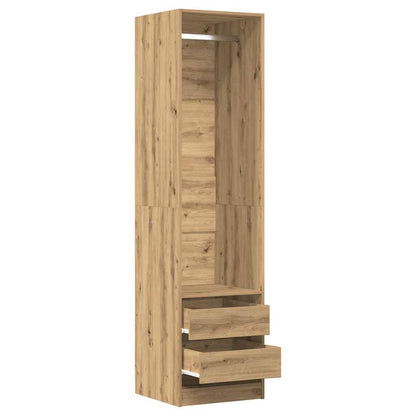 Armadio Rovere Artigianale 50x50x200 cm in Legno Multistrato | homemem39