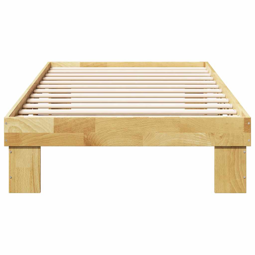 Struttura Letto Senza Materasso 90x200 cm in Legno Massello