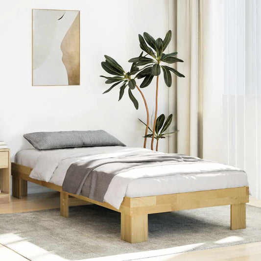 Struttura Letto Senza Materasso 90x200 cm in Legno Massello