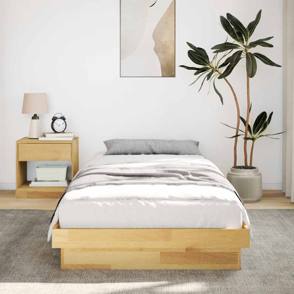 Struttura Letto Senza Materasso 90x200 cm in Legno Massello