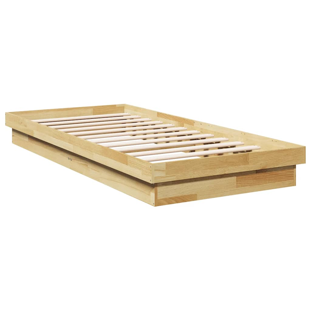 Struttura Letto Senza Materasso 90x200 cm in Legno Massello