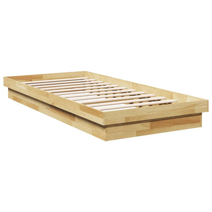 Struttura Letto Senza Materasso 90x200 cm in Legno Massello