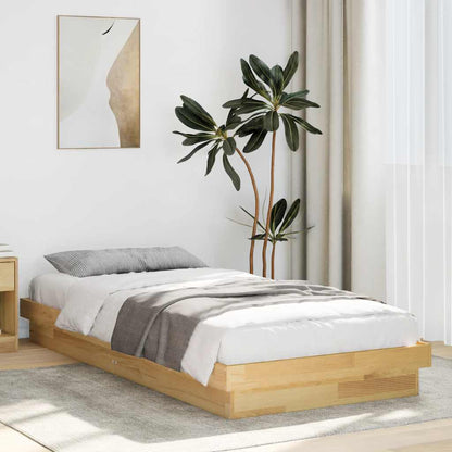 Struttura Letto Senza Materasso 90x200 cm in Legno Massello