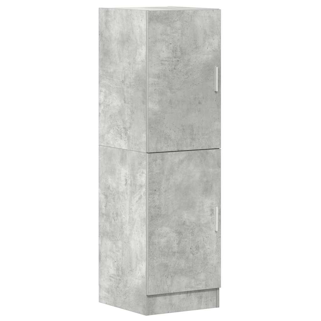 Set di Mobili da Cucina 2 pz Grigio Cemento in Truciolato | homemem39