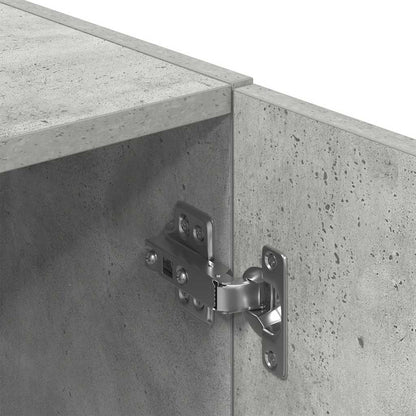 Set di Mobili da Cucina 2 pz Grigio Cemento in Truciolato | homemem39