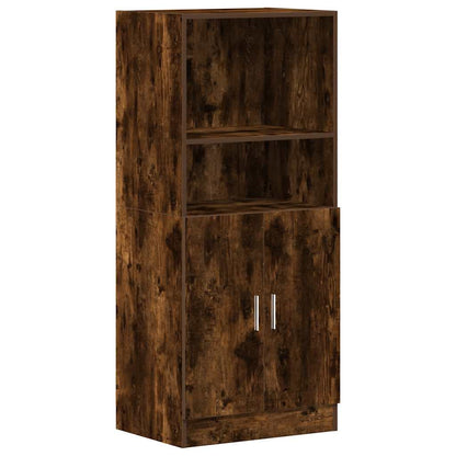 Set di Mobili da Cucina 2 pz Rovere Fumo in Truciolato | homemem39