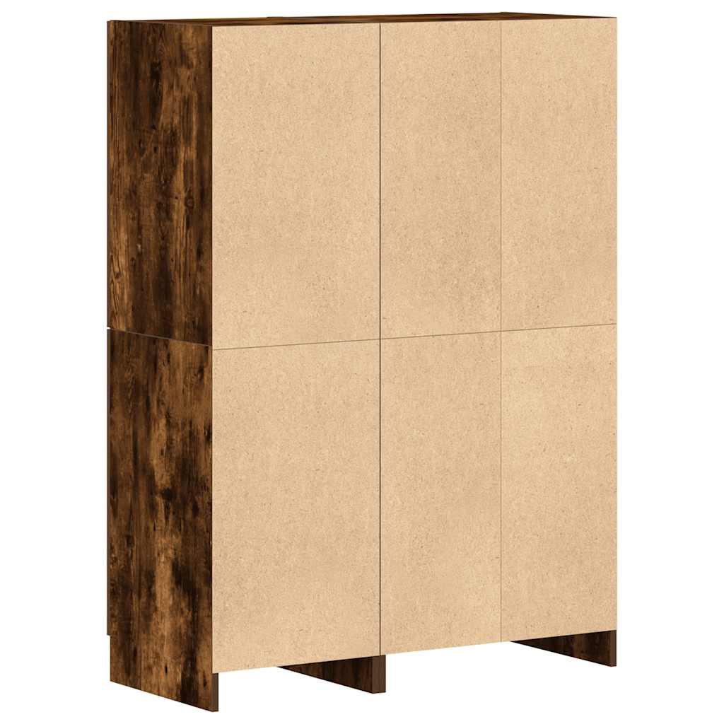 Set di Mobili da Cucina 2 pz Rovere Fumo in Truciolato | homemem39