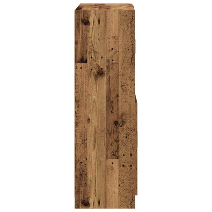 Set di Mobili da Cucina 2 pz Legno Antico in Truciolato | homemem39