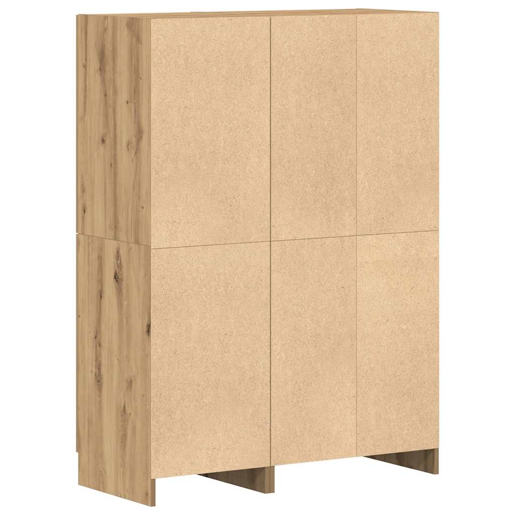 Set di Mobili da Cucina 2 pz Rovere Marrone in Truciolato | homemem39