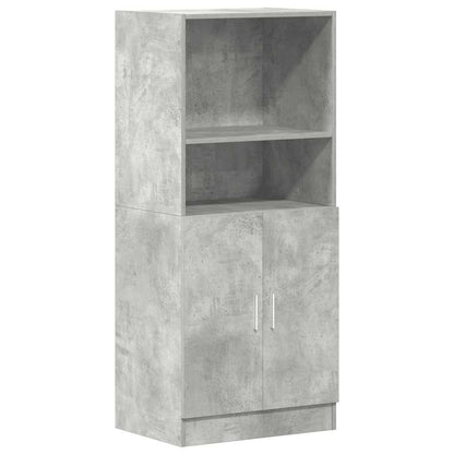 Set di Mobili da Cucina 3 pz Grigio Cemento in Truciolato | homemem39