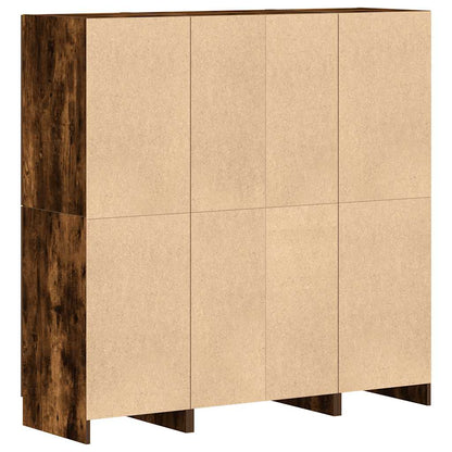Set di Mobili da Cucina 3 pz Rovere Fumo in Truciolato | homemem39