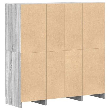 Set di Mobili da Cucina 3 pz Grigio Sonoma in Truciolato | homemem39