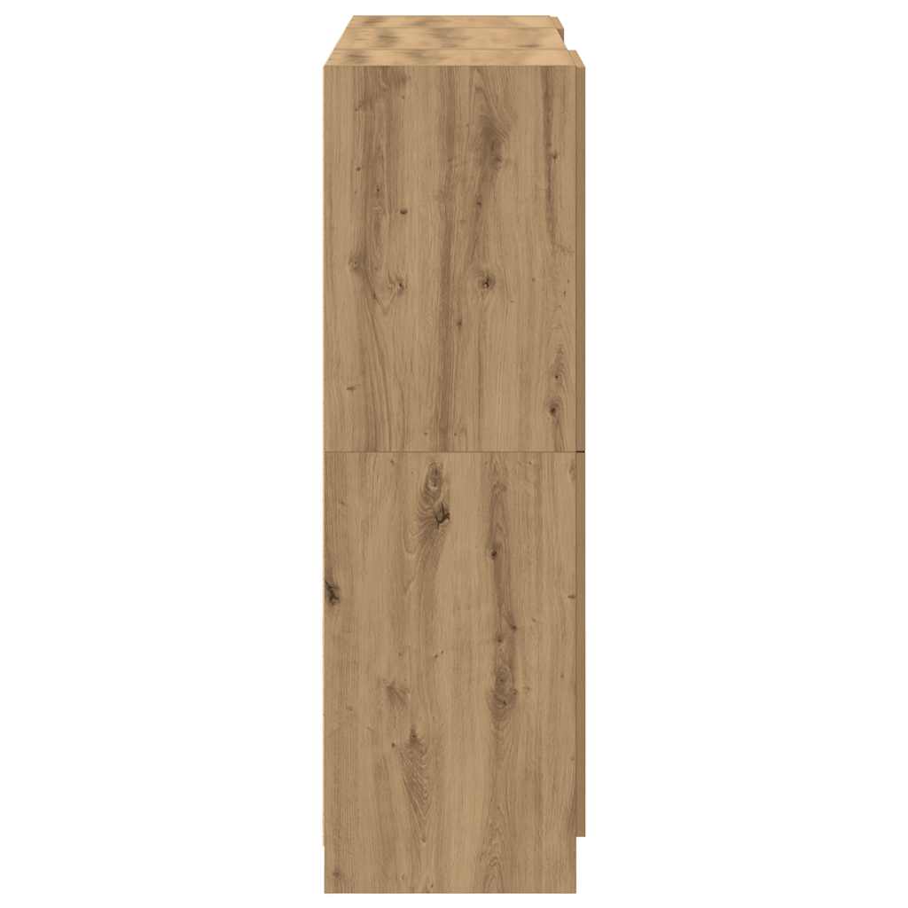 Set di Mobili da Cucina 3 pz Rovere Marrone in Truciolato | homemem39