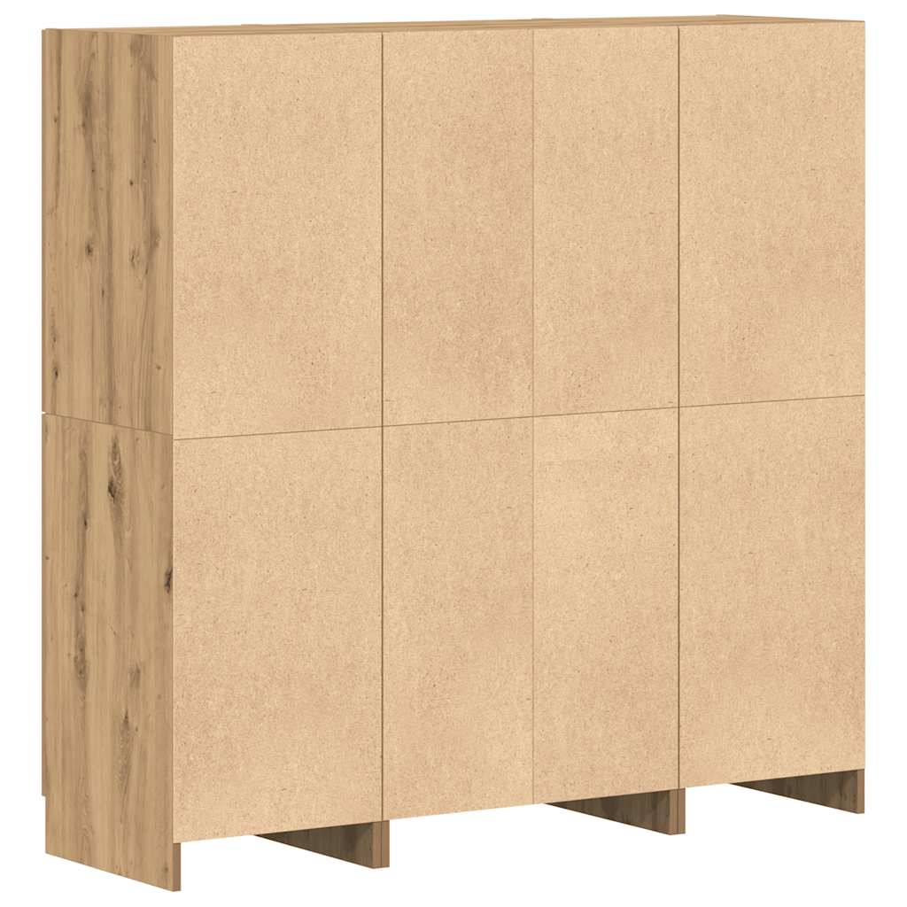Set di Mobili da Cucina 3 pz Rovere Marrone in Truciolato | homemem39