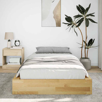 Struttura Letto Senza Materasso 90x200 cm in Legno Massello