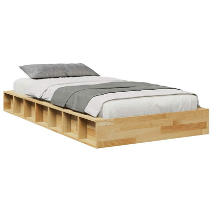 Struttura Letto Senza Materasso 90x200 cm in Legno Massello