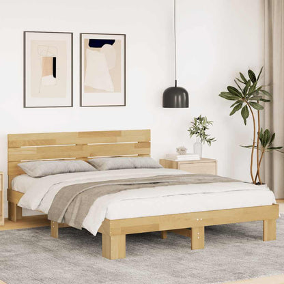 Struttura Letto con Testiera senza Materasso 140x190 cm