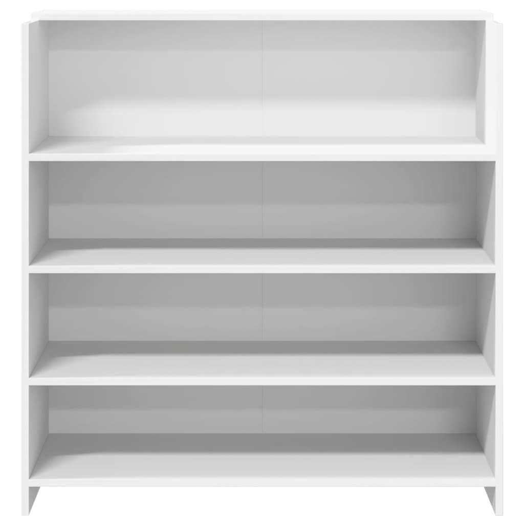 Scrivania per Reception Bianca 100x50x103,5 cm in Legno Massello | homemem39