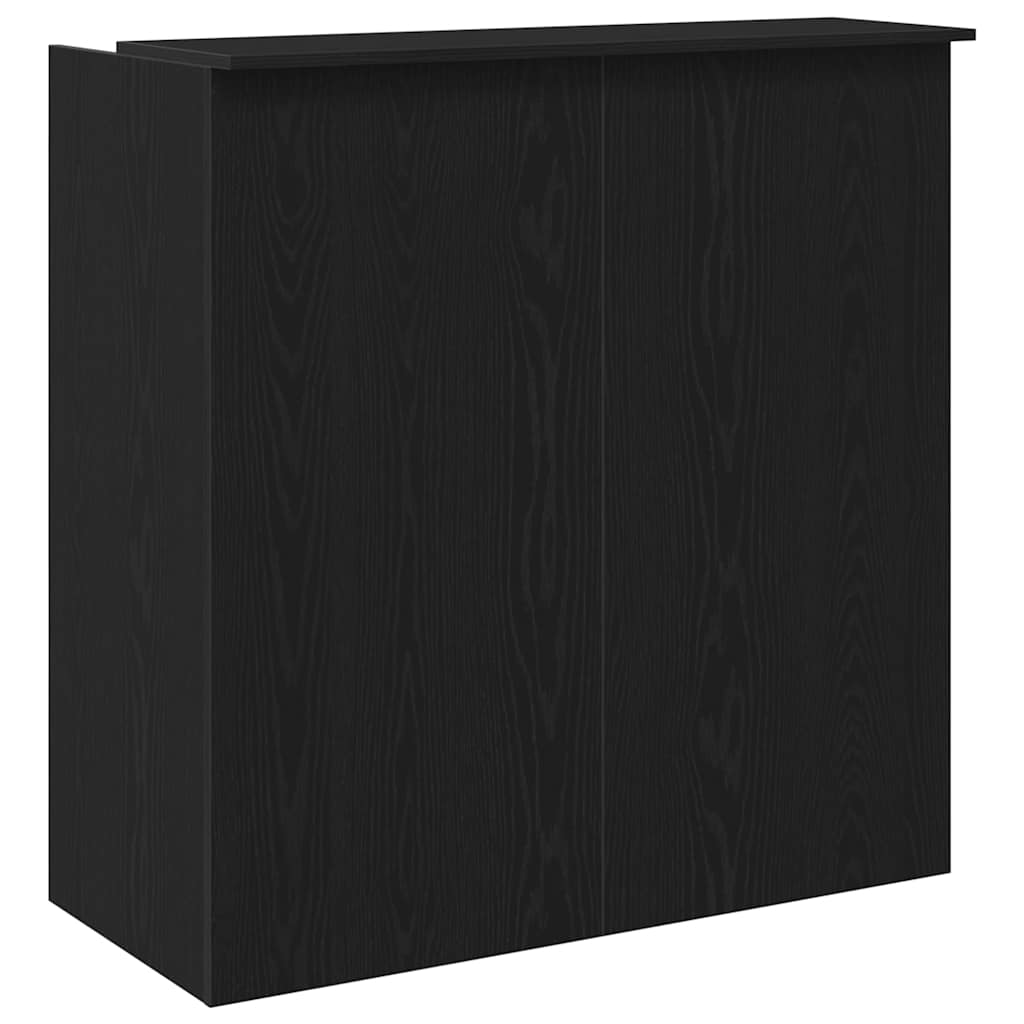 Banco Reception Rovere Nero 100x50x103,5cm Legno Multistrato - homemem39