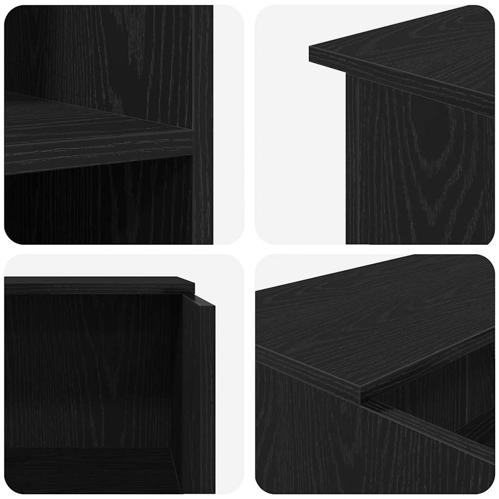 Banco Reception Rovere Nero 100x50x103,5cm Legno Multistrato - homemem39