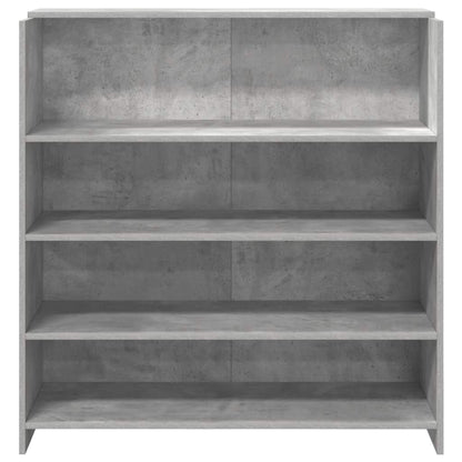 Banco Reception Grigio Cemento 100x50x103,5cm Legno Multistrato - homemem39
