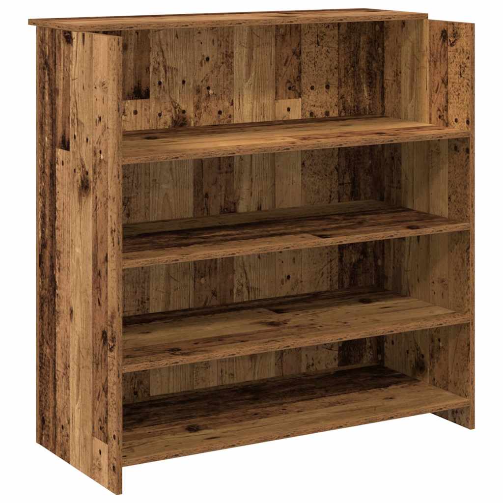 Banco Reception Legno Antico 100x50x103,5 cm Legno Multistrato - homemem39