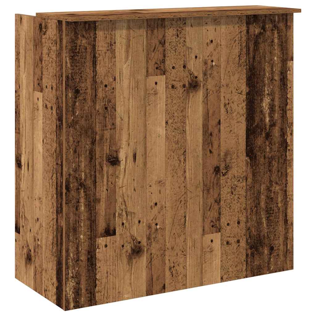 Banco Reception Legno Antico 100x50x103,5 cm Legno Multistrato - homemem39