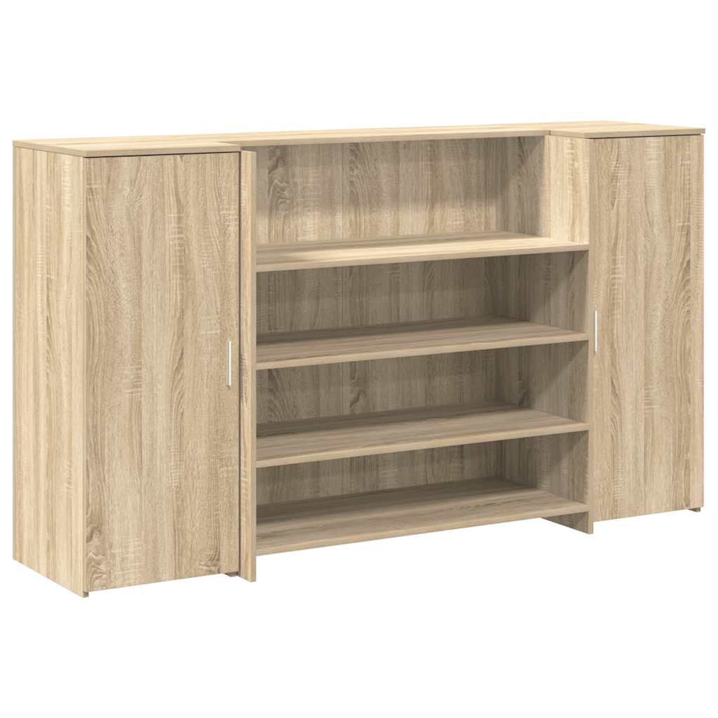 Banco Reception Rovere Sonoma 180x50x103,5 cm Legno Multistrato | homemem39