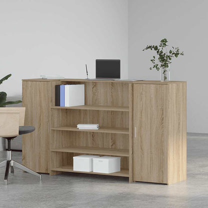 Banco Reception Rovere Sonoma 180x50x103,5 cm Legno Multistrato | homemem39
