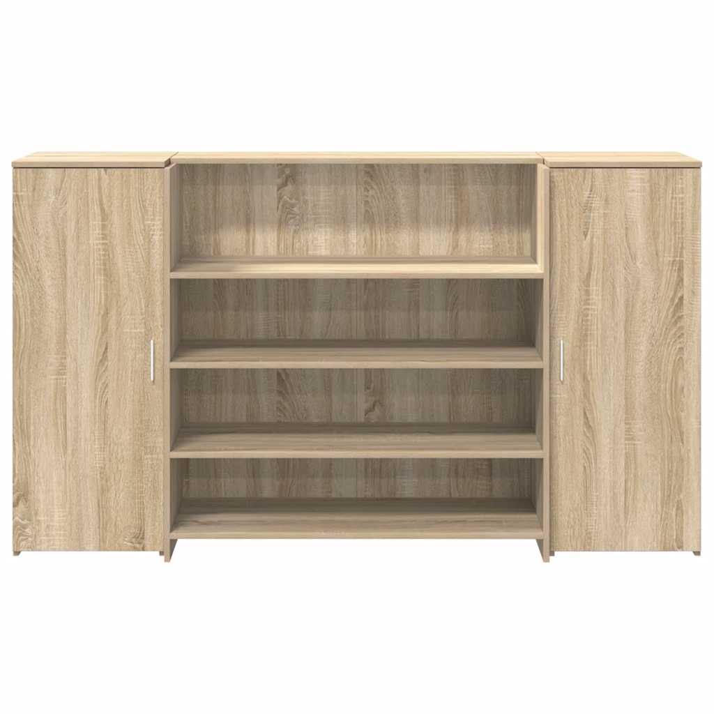 Banco Reception Rovere Sonoma 180x50x103,5 cm Legno Multistrato | homemem39