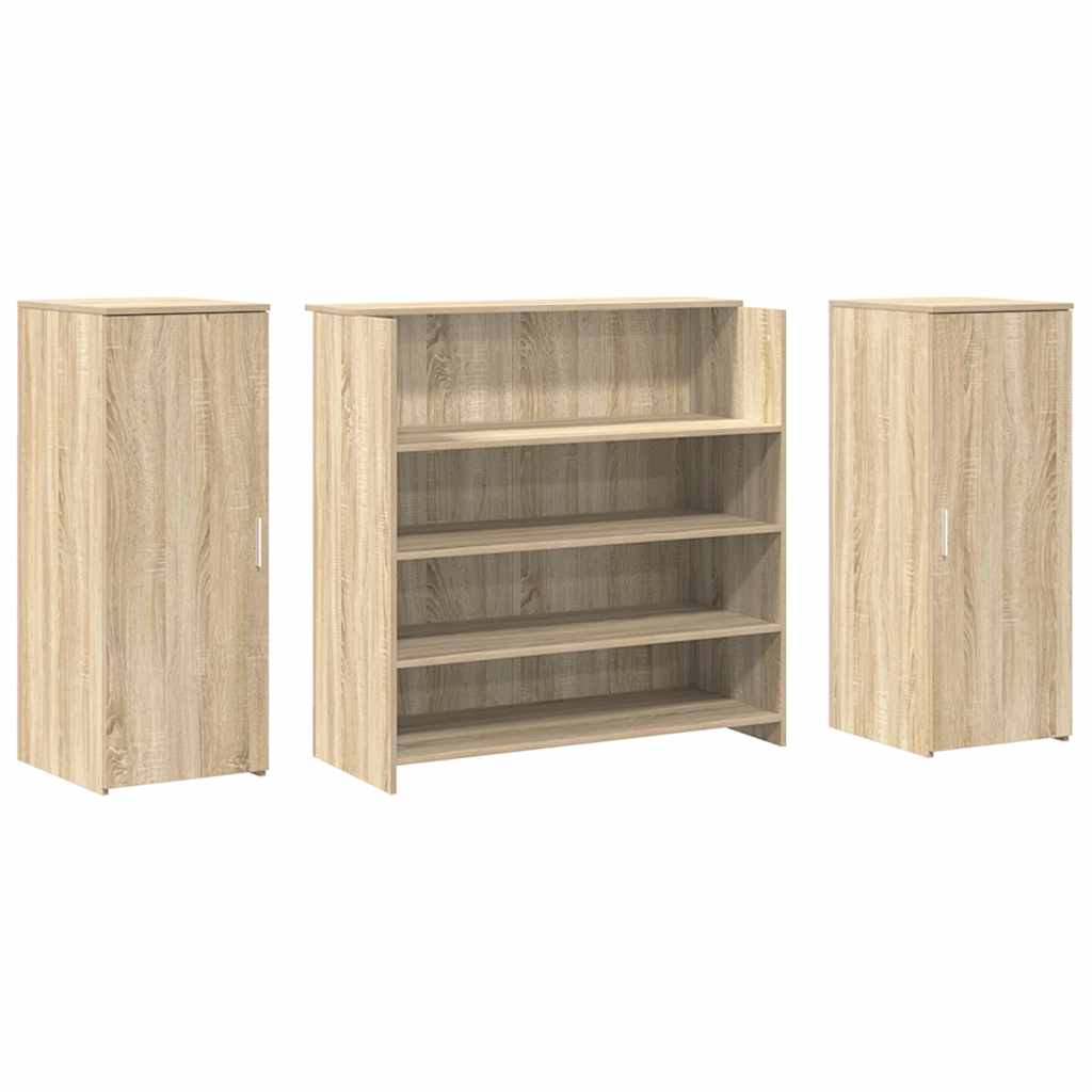 Banco Reception Rovere Sonoma 180x50x103,5 cm Legno Multistrato | homemem39