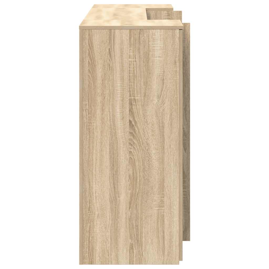 Banco Reception Rovere Sonoma 180x50x103,5 cm Legno Multistrato | homemem39