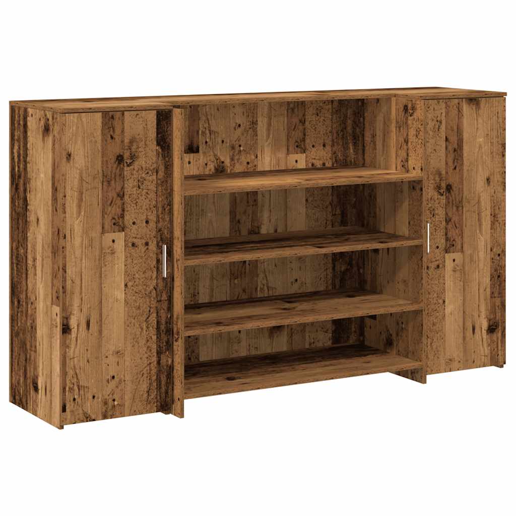 Banco Reception Legno Antico 180x50x103,5 cm Legno Multistrato | homemem39