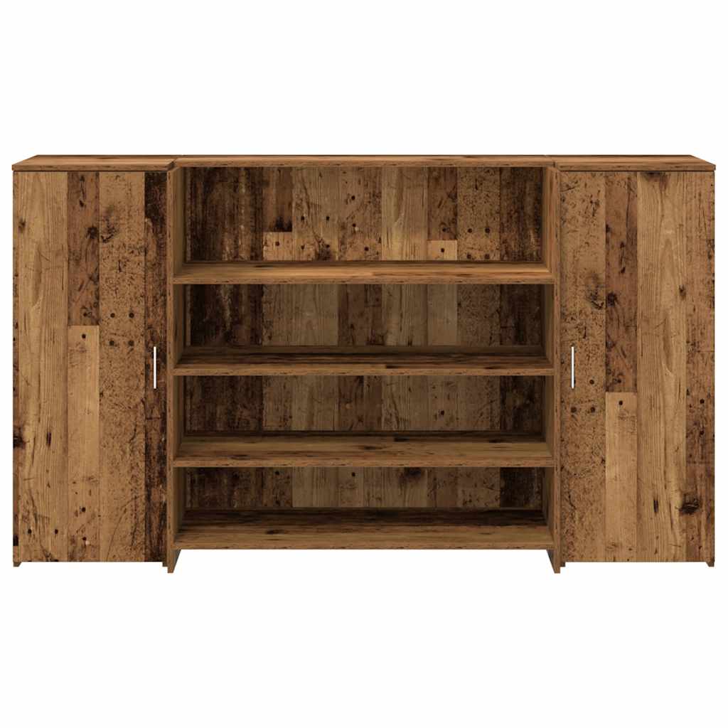 Banco Reception Legno Antico 180x50x103,5 cm Legno Multistrato | homemem39