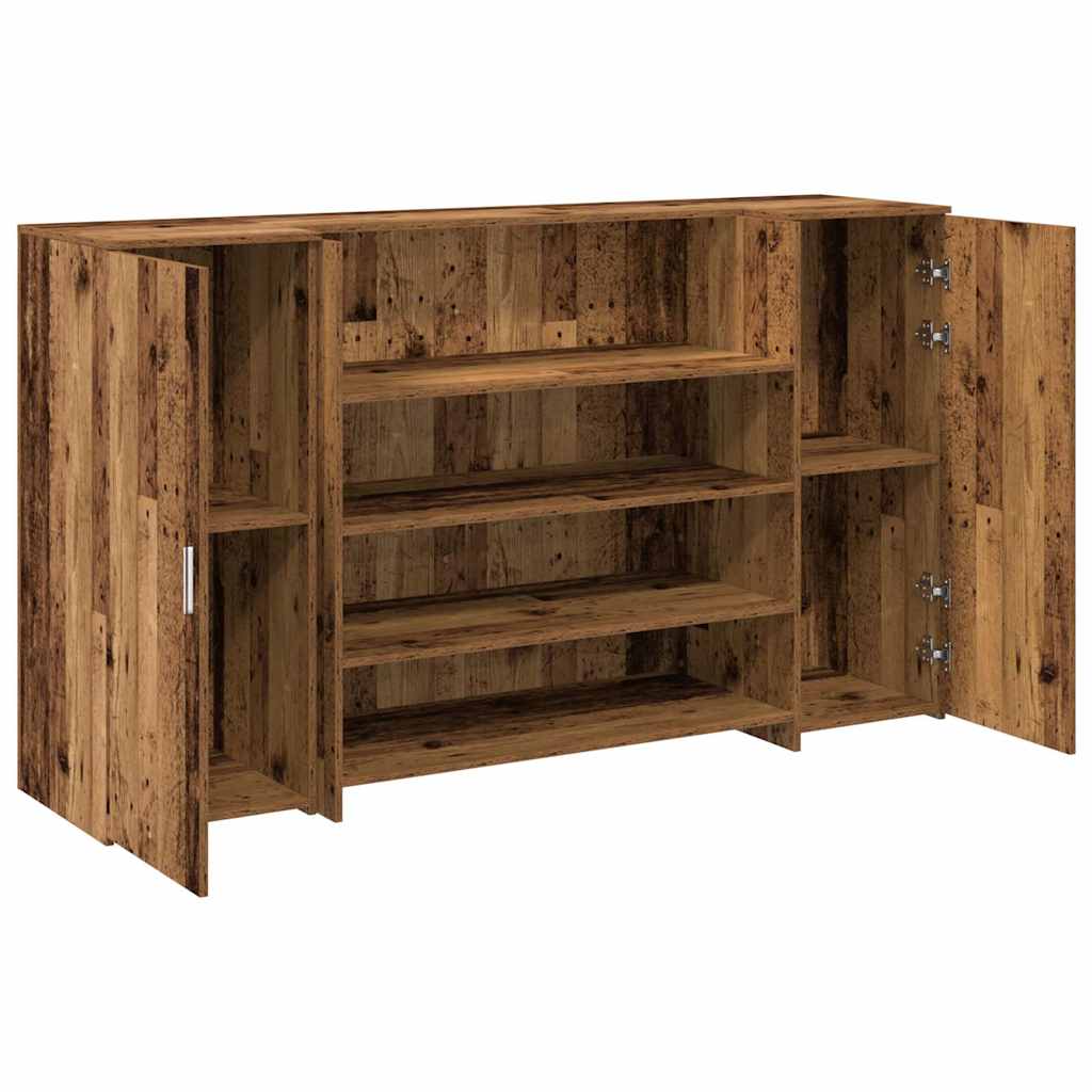 Banco Reception Legno Antico 180x50x103,5 cm Legno Multistrato | homemem39