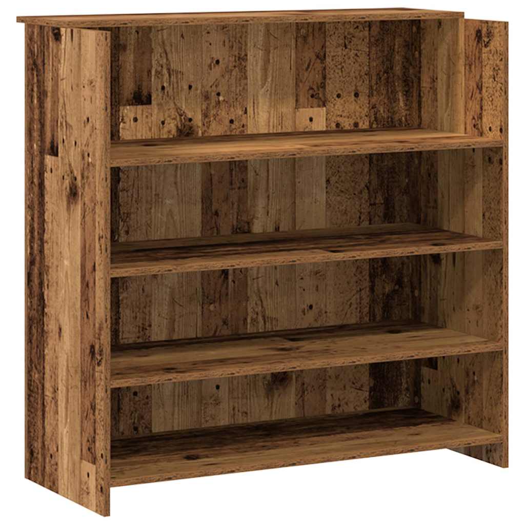 Banco Reception Legno Antico 180x50x103,5 cm Legno Multistrato | homemem39