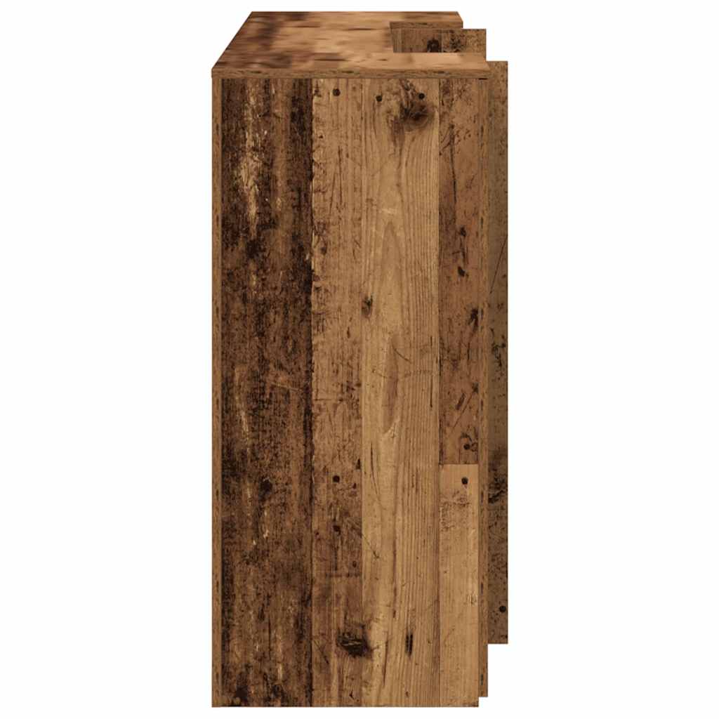 Banco Reception Legno Antico 180x50x103,5 cm Legno Multistrato | homemem39