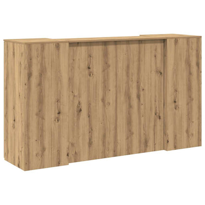 Banco Reception Rovere Artigianale 180x50x103,5cm in Truciolato