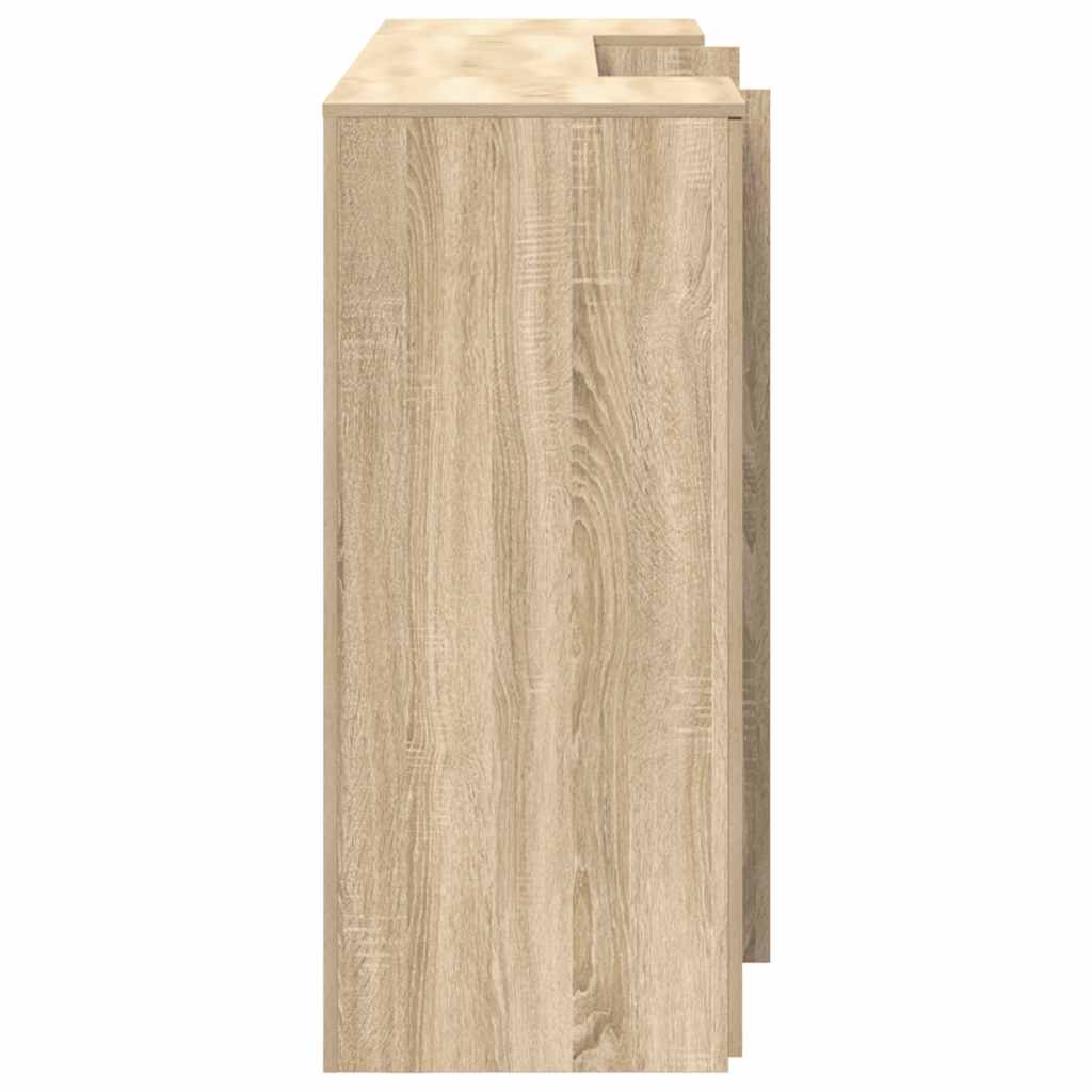 Banco Reception Rovere Sonoma 200x50x103,5 cm Legno Multistrato - homemem39