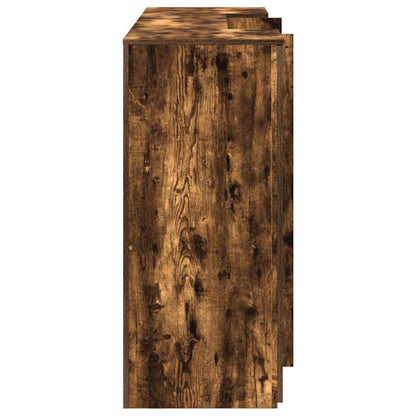 Banco Reception Rovere Fumo 200x50x103,5cm in Legno Multistrato - homemem39