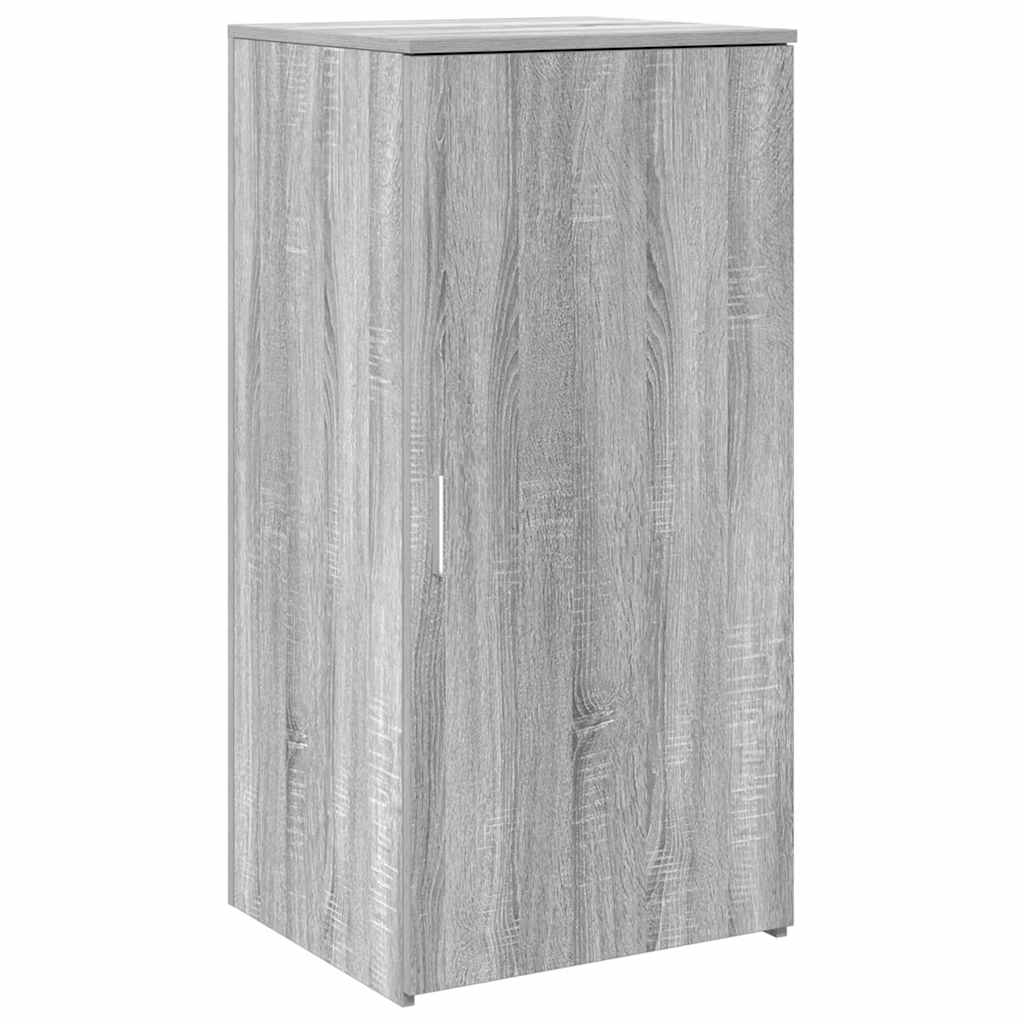Banco Reception Grigio Sonoma 200x50x103,5 cm Legno Multistrato - homemem39