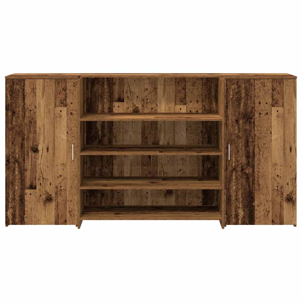 Banco Reception Legno Vecchio 200x50x103,5 cm Legno Multistrato | homemem39