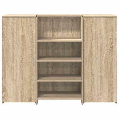 Banco Reception Rovere Sonoma 135x50x103,5 cm Legno Multistrato | homemem39