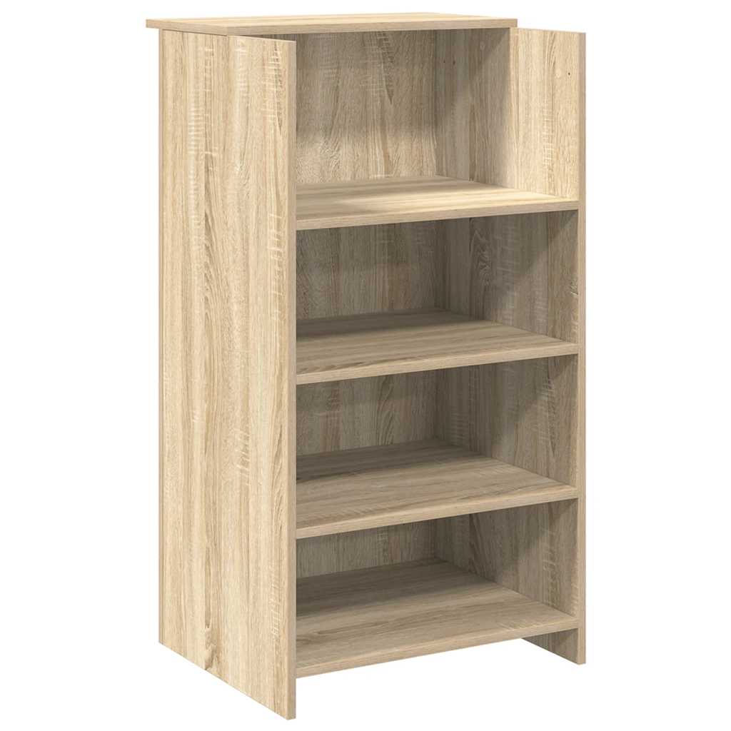 Banco Reception Rovere Sonoma 135x50x103,5 cm Legno Multistrato | homemem39