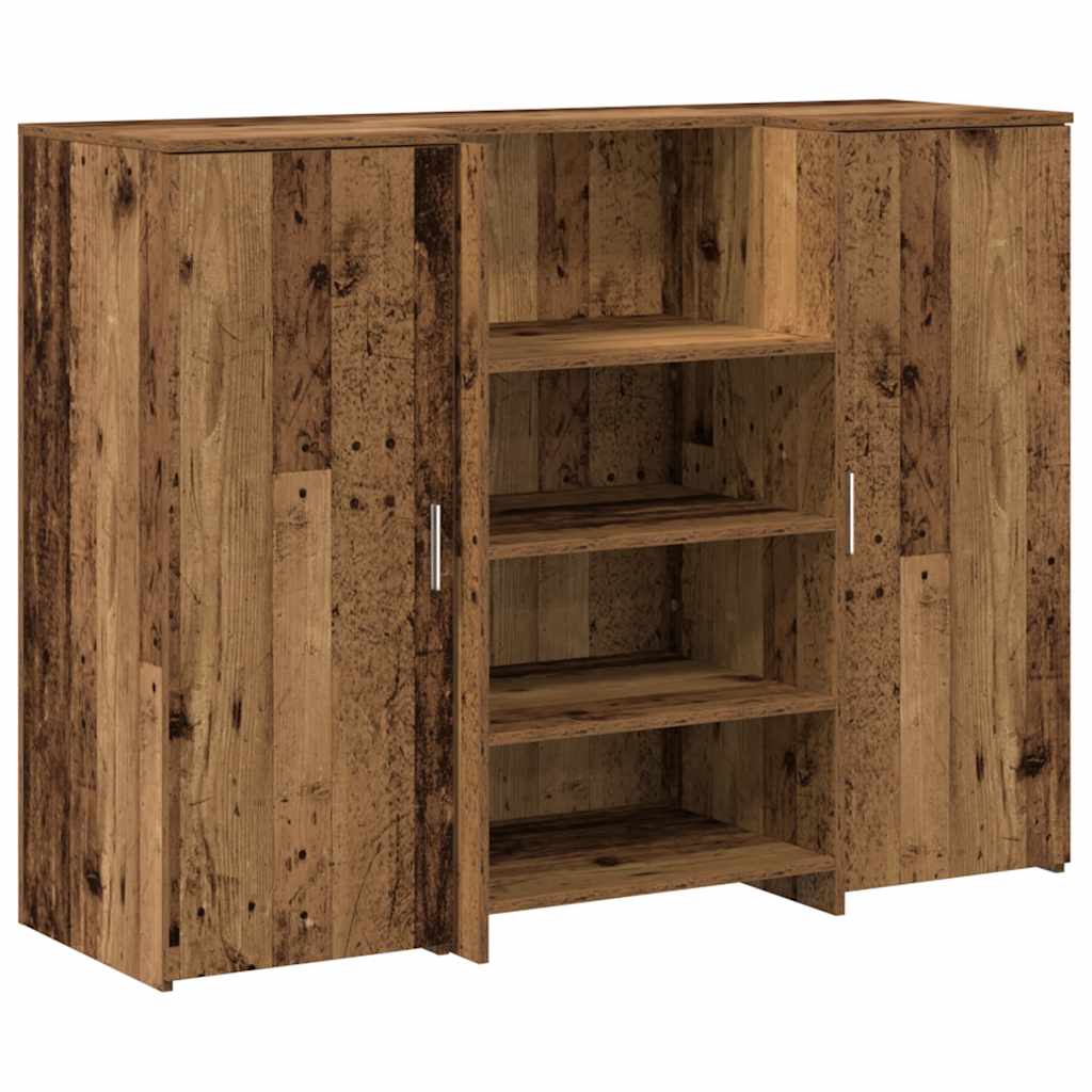 Banco Reception Legno Vecchio 135x50x103,5 cm Legno Multistrato | homemem39