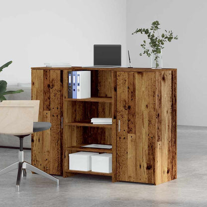 Banco Reception Legno Vecchio 135x50x103,5 cm Legno Multistrato | homemem39