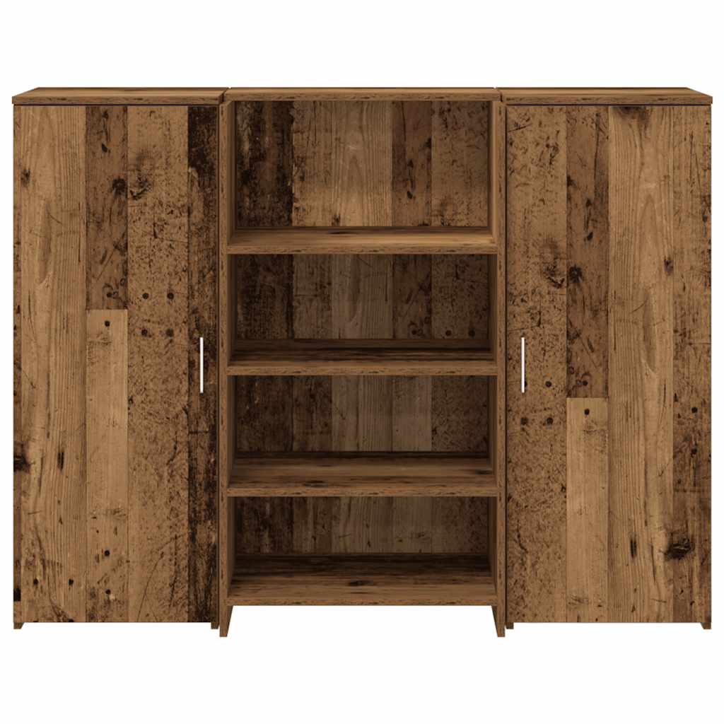 Banco Reception Legno Vecchio 135x50x103,5 cm Legno Multistrato | homemem39